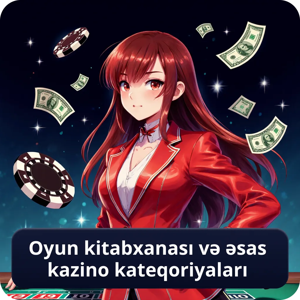 Oyun kitabxanası və əsas kazino kateqoriyaları